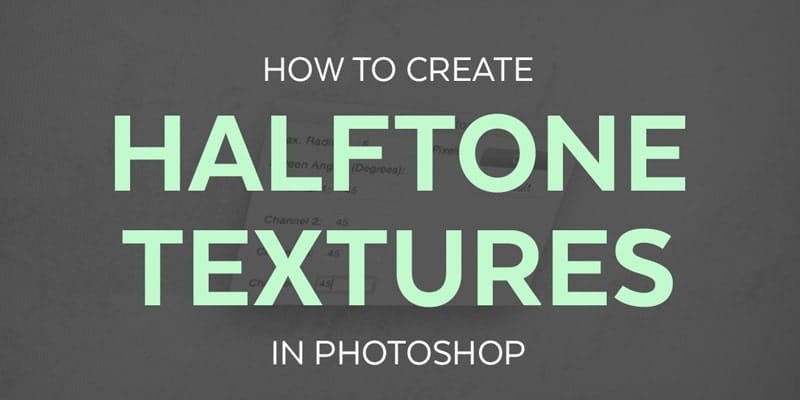 Create Halftone Textures