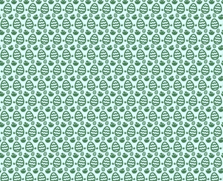 Easter Egg Free Seamless Vector Pattern