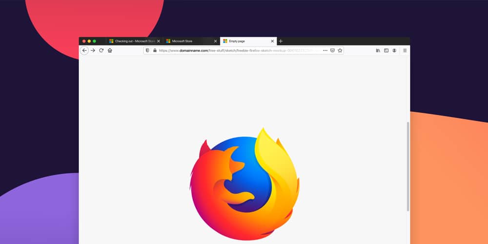 Firefox Browser Mockup