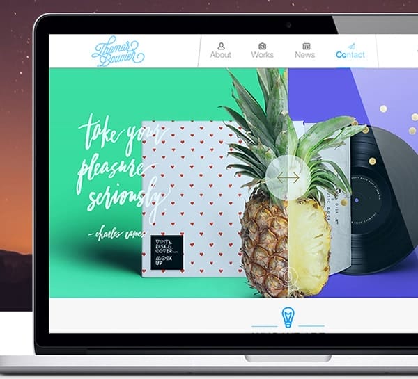 Free Landing Page PSD