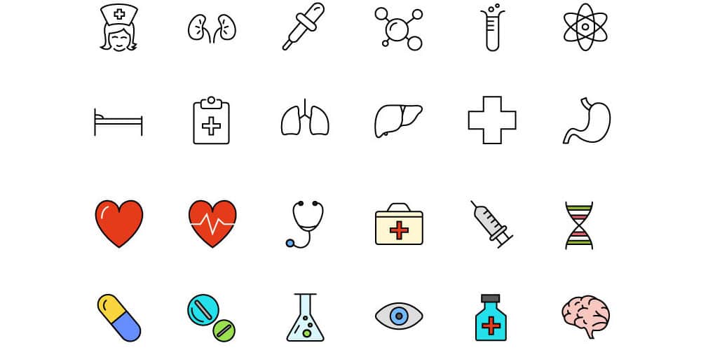 Free Medical & Science Line & Color Icons