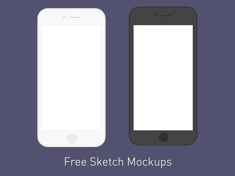 Free Minimal iPhone Mockup