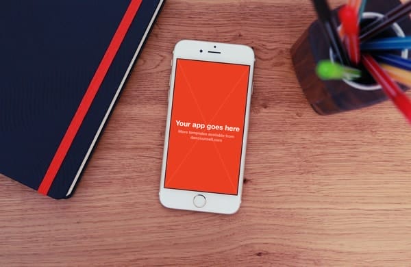 Free iPhone 6 Photo Mockup PSD