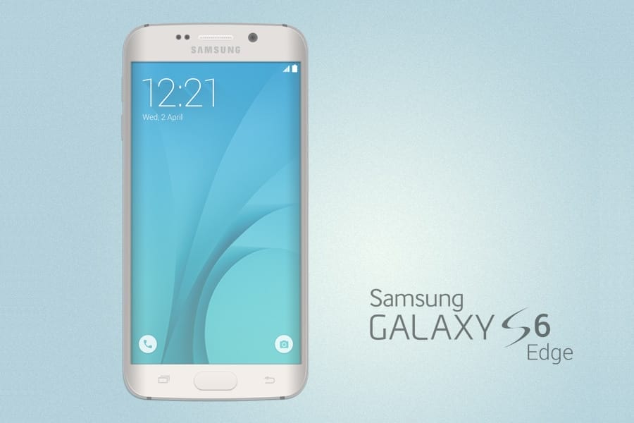 Galaxy S6 Edge Mockup PSD