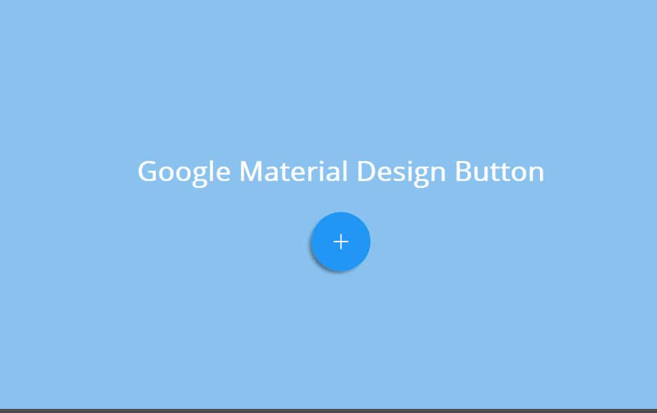 Google Material Design Button