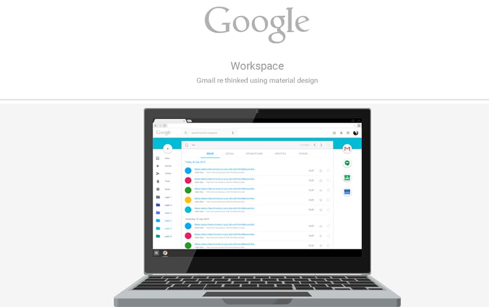 Google Workspace – rethinking Gmail
