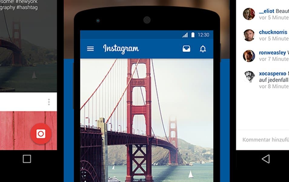 Instagram Material Design