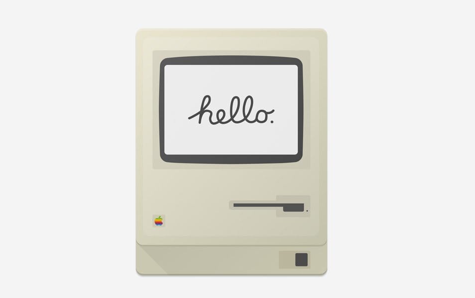 Mac 128k – Sketch Freebie