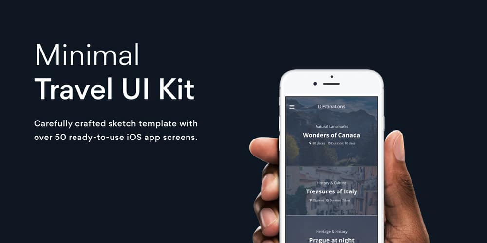 Minimal Travel UI Kit