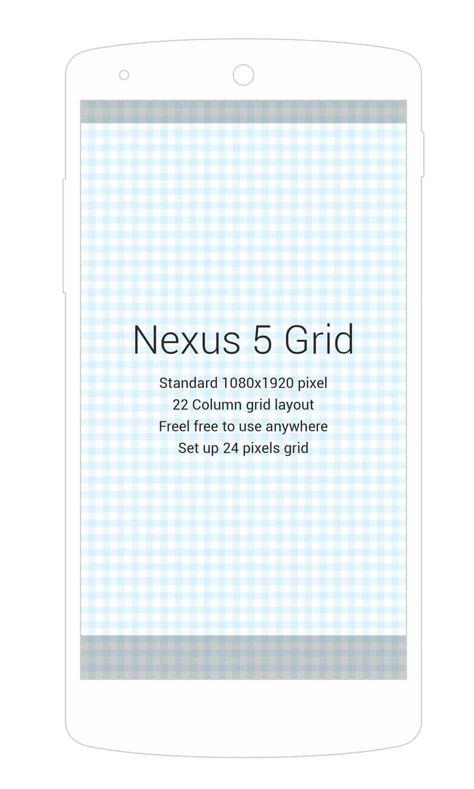 Nexus 5 Grid PSD