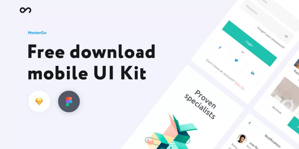 Outcrowd Mobile UI Kit