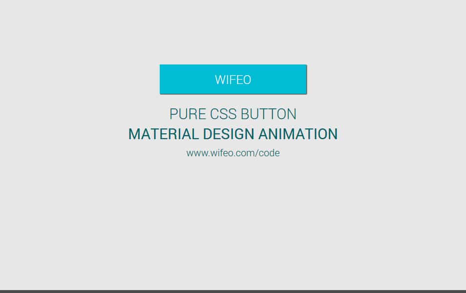 PURE CSS MATERIAL DESIGN BUTTON