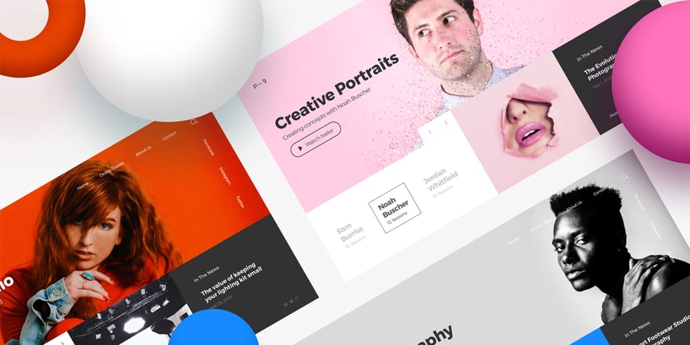 Photography Class Website Template