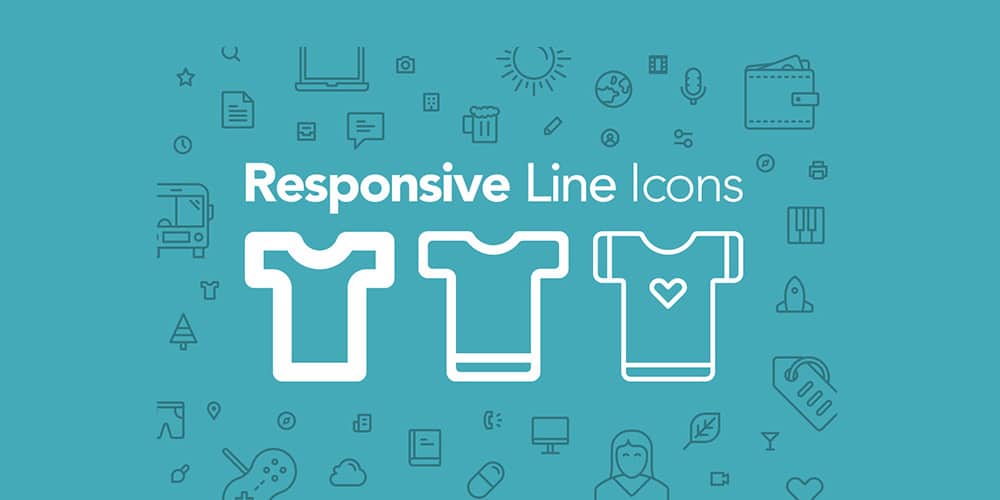 Responsive Line Icons