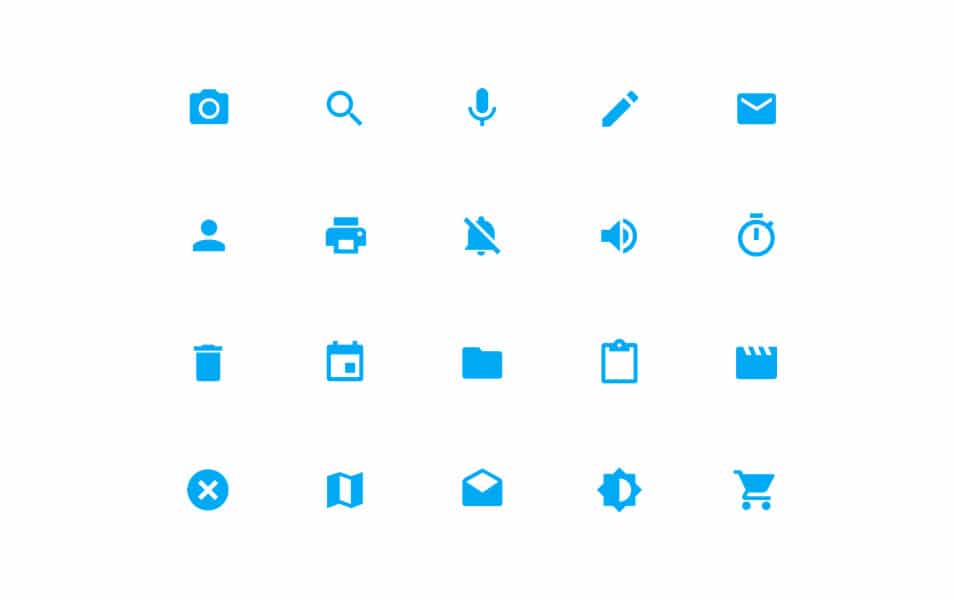 System Icons - Material Design
