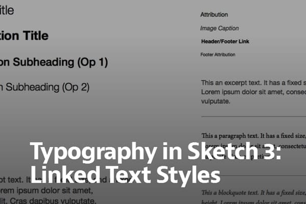 Typography in Sketch 3