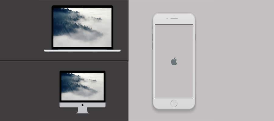 Apple Devices Mockups PSD