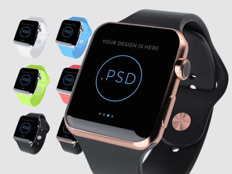 Apple Watch Mockup PSD