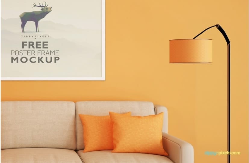 Free Poster Frame Mockup