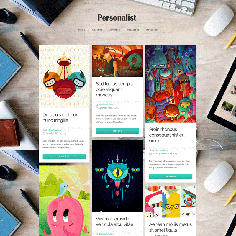 Latest Free Grid Style Blogger Templates 2019