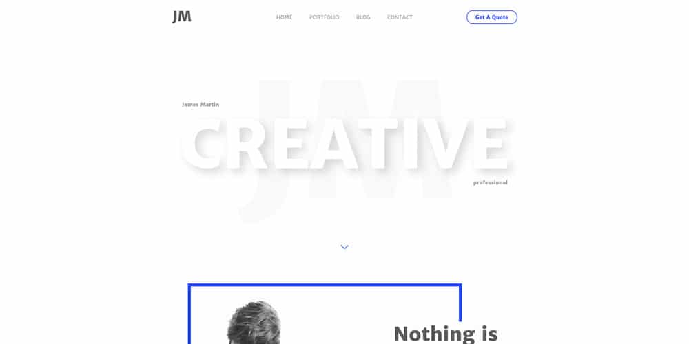 Personal HTML Template