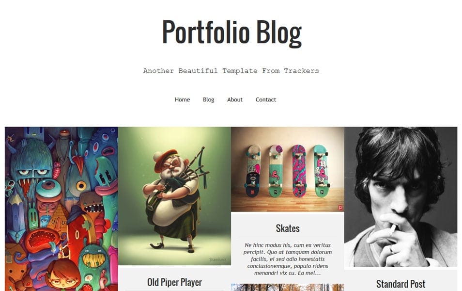 40+ Latest Free Grid Style Blogger Templates 2018 » CSS Author
