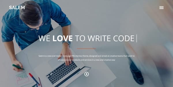 Salem Free PSD Template