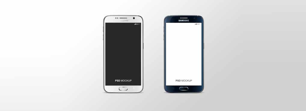 Samsung Galaxy S6 Mockup PSD