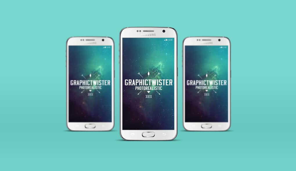 Samsung S6 Mockup PSD