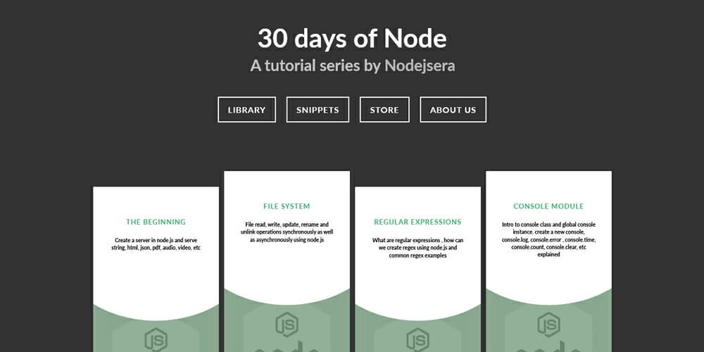 Best Places to Learn Web Development 27 30 Days of Node