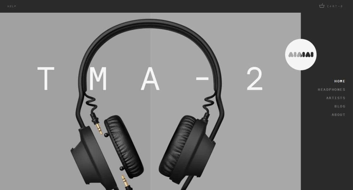 Best Product Website Inspiration 66 AIAIAI Headphones