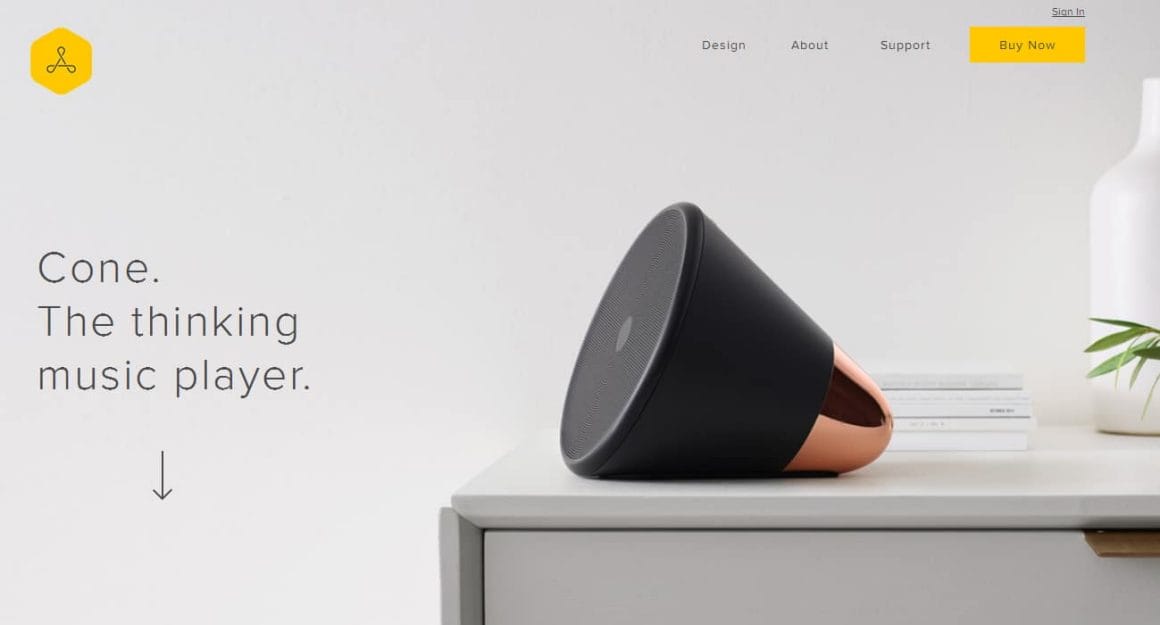 Best Product Website Inspiration 52 Aether Cone