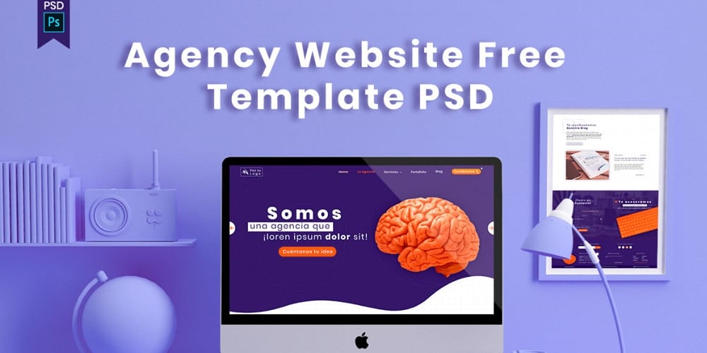 Free Agency Website Templates PSD 7 Agency Website Template