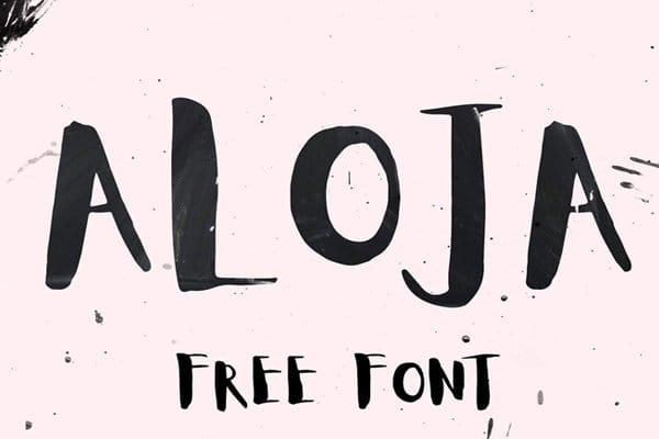 Aloja Handwritten Font