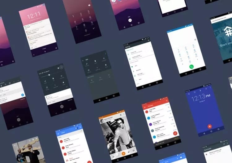 Android N UI Kit for Sketch