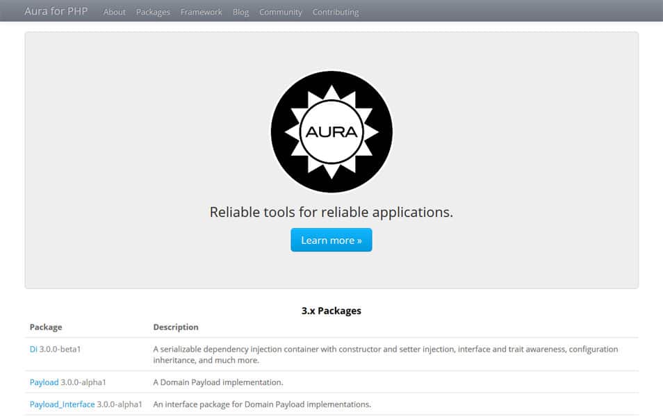 100+ Best PHP Frameworks for Web Developers 39 Aura