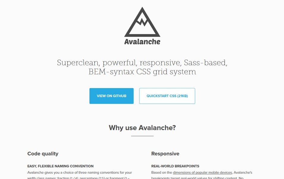 100+ Best CSS Frameworks for Responsive Design 51 Avalanche