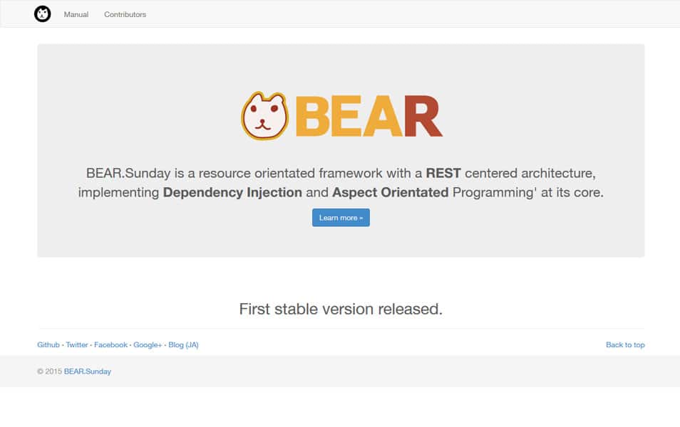 100+ Best PHP Frameworks for Web Developers 74 BEAR.Sunday