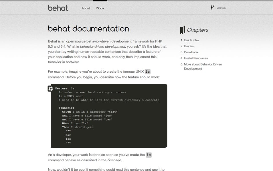 100+ Best PHP Frameworks for Web Developers 29 Behat