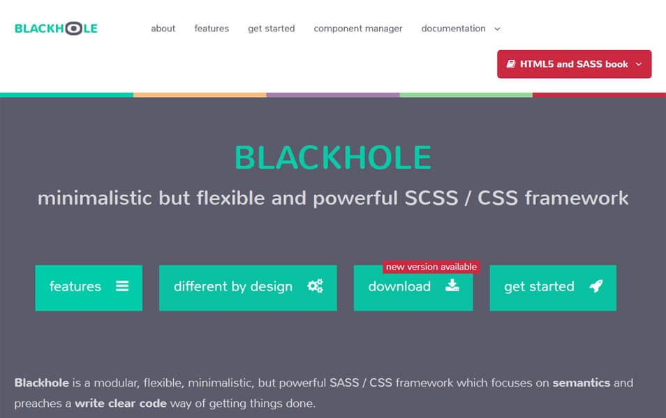 100+ Best CSS Frameworks for Responsive Design 159 Blackhole