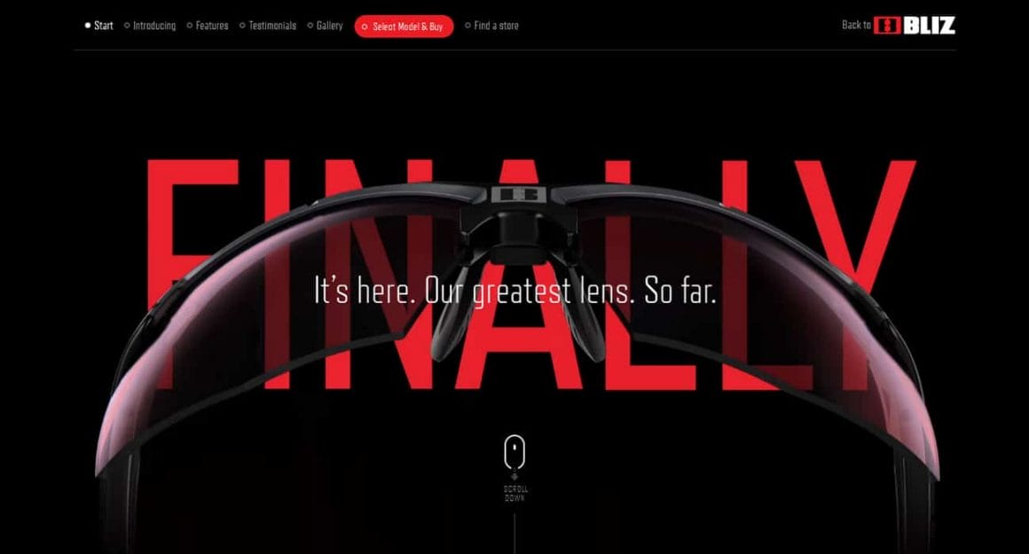 Best Product Website Inspiration 59 Bliz Active Eyewear