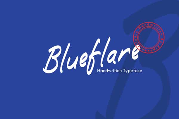 Blueflare Typeface