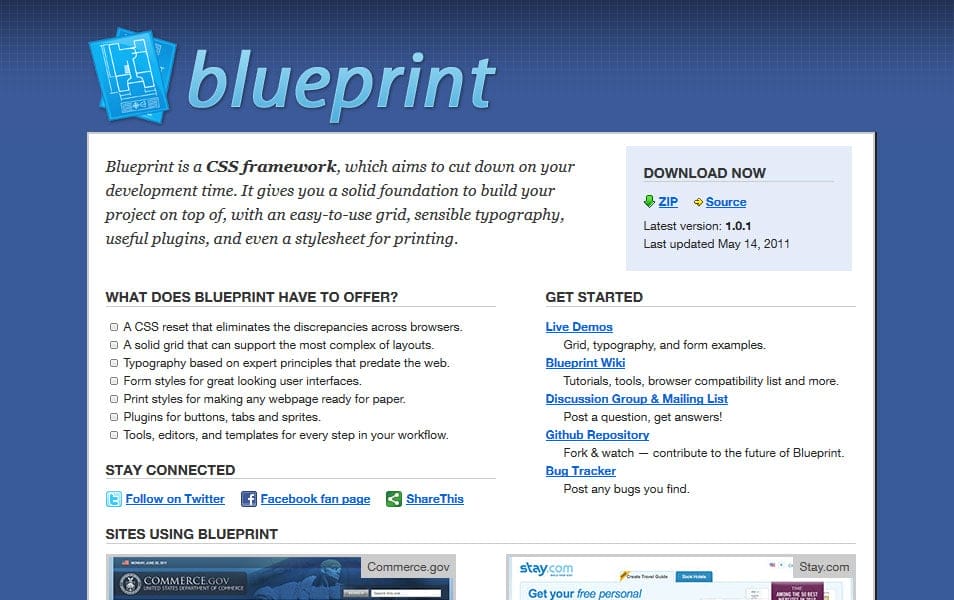 100+ Best CSS Frameworks for Responsive Design 138 Blueprint