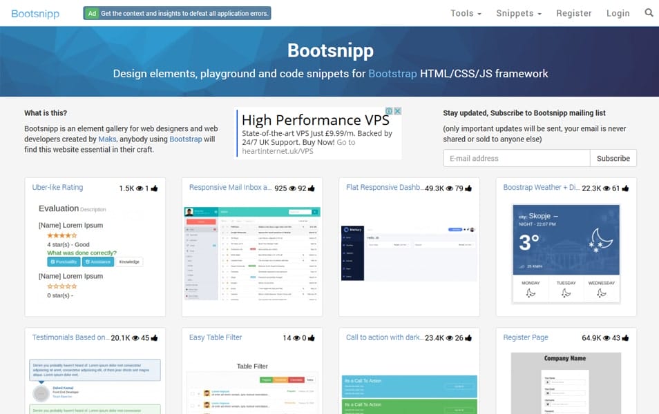 100+ Best CSS Frameworks for Responsive Design 122 Bootsnipp