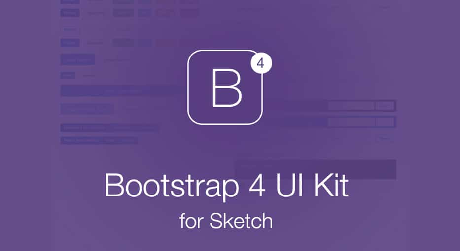 Bootstrap 4 UI Kit for Sketch 