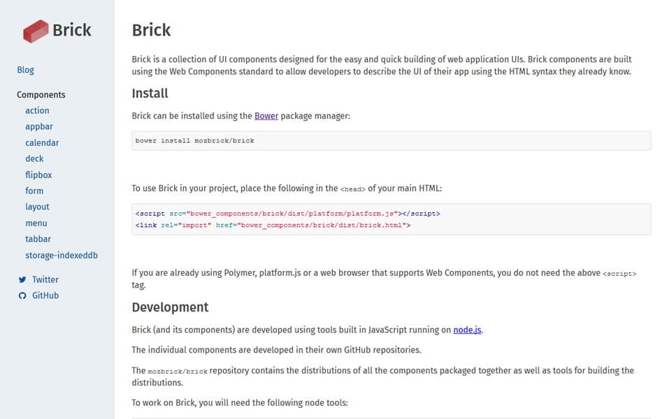 100+ JavaScript Frameworks for Web Developers 106 Brick