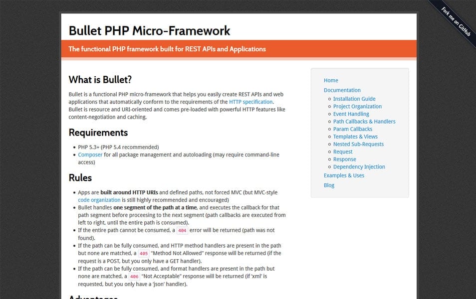 100+ Best PHP Frameworks for Web Developers 50 Bullet PHP Micro-Framework