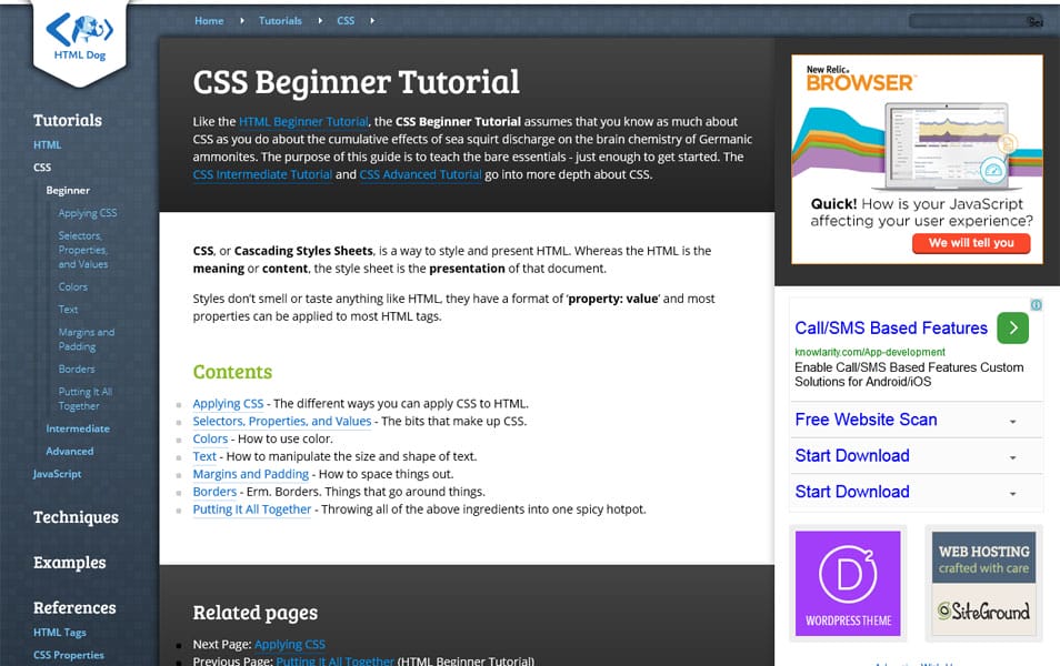 Css values. Встроенные стили браузера CSS. CSS example. Html CSS Tutorial website. CSS Tutorial.