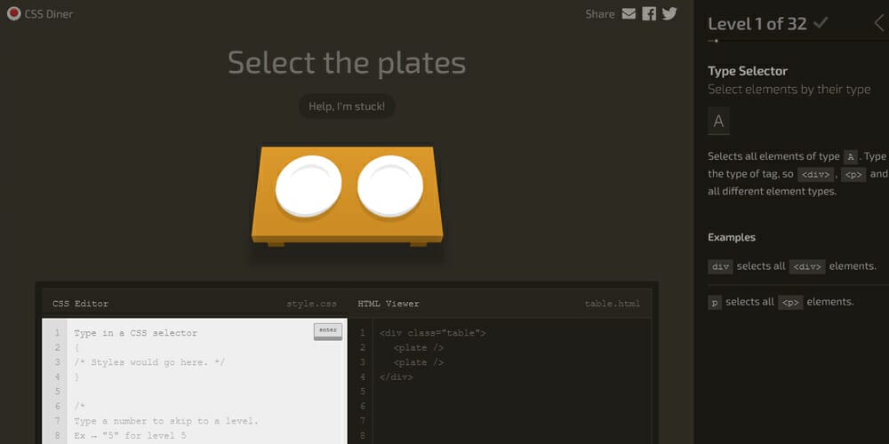Best Places to Learn Web Development 115 CSS Diner