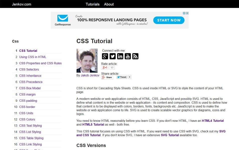 CSS Tutorial | tutorials.jenkov